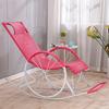 Mecedora de ratán para el almuerzo, balcón, ocio, sillón reclinable de ratán para el hogar, siesta para personas mayores, ocio al aire libre, mecedora de ratán de imitación