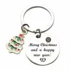 Llavero de Acero Inoxidable Caliente Transfronterizo Grabado Regalos del Día del Maestro para Amigos, Colegas y Maestros Colgante de Amor