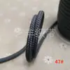 Corda Redonda Poliéster Sem Alma Espessura 5mm Núcleo Oco Corda de Poliéster Textura Grossa Corda para Bolsa Tecida à Mão Corda para Carregar Roupas Amarradas Cordão