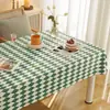 Mantel 2026 Estilo Nuevo Lujo Ligero Tacto de Alta Calidad Impermeable a Prueba de Aceite Sin Lavado Cuadros Mesa de Comedor Mesa de Café Esterilla Protectora PVC Dormitorio
