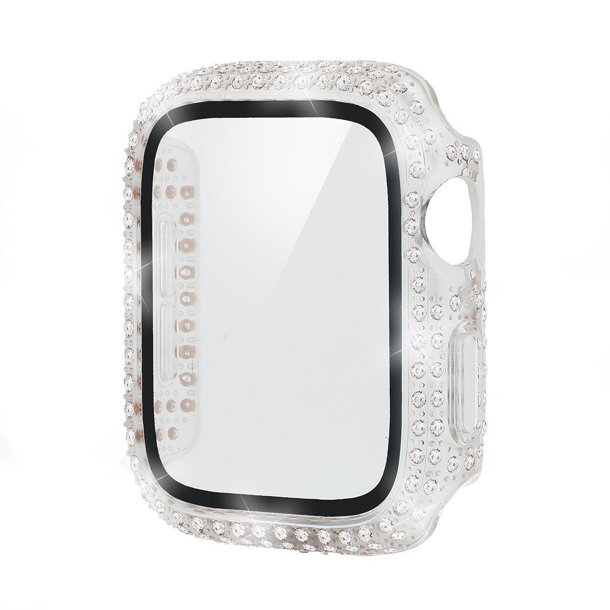 苹果4代PC满钻+钢化膜 透明.jpg