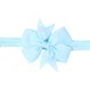 Nuevo Popular Infantil Multicolor Grande Cola de Golondrina Nudo Hexagonal Lazo Accesorios para el Cabello Diadema Bebé Color Sólido Simple Diadema para Bebé
