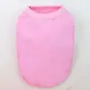 Chaleco de ropa de color sólido de algodón puro para primavera y verano para perros de mascotas, a color, para perros pequeños, medianos y grandes, atuendo de dos patas estilo panda