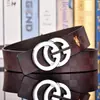 Cinturón de Cuero para Hombre de Moda Celebridad de Internet Tiktok Cinturón de Piel de Vaca Casual para Hombre Transfronterizo Cinturón Negro para Pantalones Hombres Cuadros