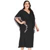 Vestido playero irregular con borlas de colores para mujer, talla grande, estilo europeo y americano, 4202