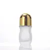 Frasco de óleo essencial grande com rolete 30ml frasco de perfume vidro dispensador cosmético frasco vazio de óleo essencial 50ml frasco com rolete dispensador