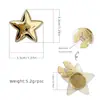 Botones de Metal para Camisa con Diseño de Flor de Nieve Japoneses y Coreanos Transfronterizos, Botones de Accesorios de Nicho, Gemelos Versátiles para Camisa, Botones de Estilo Francés