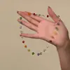 Design Colorido de Jujuba Miçangas de Abóbora Mistas de Cores Dopamina Colar Pulseira Estilo Feriado Corrente de Clavícula Nicho High-End