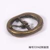 Diámetro interior 11 mm Hebilla japonesa ovalada bronce laminado cepillado herrajes para equipaje hebilla para zapato de cuero decorativa hebilla para cordón de zapato para niños