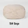 Yi Mian Fio de Algodão Leite de 4 Cabos Lã Média-grossa Novelo Crochê Sapatos Boneca Suéter Tricotado à Mão diy Pacote de Material