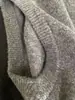 Colete Retrô Sem Manga Gola Redonda, Peça de Outono Tricô Feminino Lã Cashmere, Colete Suéter em Camadas Estilo Francês