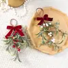 Colgante de muérdago artificial más vendido de Amazon para decoración de Navidad, planta verde para el hogar, colgante interior al por mayor
