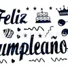Adesivos de Bola Bobo Feliz Aniversário Adesivos de Balão Espanhóis Amor Casamento Criativo DIY Adesivos de Balão Adesivos de Casamento