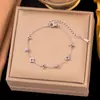 Set de Collar de Acero de Titanio Transfronterizo Dongguan para Mujer, Collar y Pulsera de Corazón de Alta Calidad, Elegante Set de Joyería de Lujo Ligero