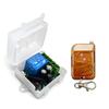 AC90V-256V disjuntor de canal único interruptor de controle remoto sem fio interruptor de controle de fechadura de porta LED interruptor de controle remoto