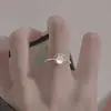Anillo de Cierre Xiangyun Ruyi Ping An Anillo Abierto con Piedra Ojo de Gato Estilo Chino Moda de Lujo Ligero Nicho para Mujer Joyería al por Mayor