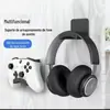 Suporte de fone de ouvido para computador sem furos gancho para fone de ouvido gancho de armazenamento de fone de ouvido dormitório de estudante parede autoadesiva pendurado