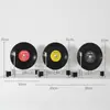 Gramófono Retro Vertical Simple Disco de Vinilo Lujo Ligero Adorno Creativo Modelo Escritorio Sala de Estudio Modelo Sala Venta