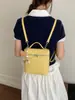 Mochila Estilo Coreano para Mujer 2026 Nueva Moda Simple Fresca Linda Pequeña Mochila Versión Coreana Compacta Bolso de Hombro