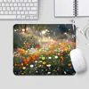 Mini Mouse Pad Retangular Pequeno Tecido de Superfície Fina Base de Borracha Antiderrapante Festa de Estudantes Quarto de Dormitório Desktop Lembrancinhas