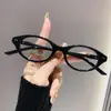 Montura de Gafas Estilo Retro Sexy Color Café Blanqueador Ojo de Gato para Mujer Adecuada para Caras Cuadradas y Redondas, Aspecto Adelgazante y Luz Azul Anti-Azul, Se Puede Combinar con Miopía