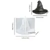 Gesso Aromaterapia DIY Vitalício Cimento Resina Chapéu de Mago Pote de Armazenamento Xadrez Copo de Vela Molde de Silicone