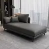 Sillón de lujo moderno minimalista para sala de estar, dormitorio, hotel o casa de huéspedes; una silla reclinable cómoda para usar junto a la cama; un sofá pequeño