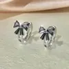 Brincos TEMU transfronteiriços novo estilo zircônia cúbica brincos de nicho de alta qualidade para mulheres brincos da moda e versáteis estilo francês