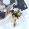Estilo Floresta Fresco Estilo Coreano Flor Seca Eterna Mini Decoração de Parede Pendente de Parede Pequeno Buquê Enfeites Enfeites para o Dia dos Namorados Chinês