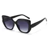 Gafas de Sol de Alta Gama Estilo Popular Transfronterizo Estilo Ojo de Gato Europeo y Americano Moda Ins Protección UV400 Anti-Ultravioleta