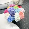 Flor Artificial Bella Hortensia Nueva Individual Grande Hortensia Boda Boda Exportación Hortensia Escenario Guía de Carretera Fondo