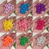 Dingyi 8mm Frijoles de Gelatina Arcoíris Luna Fría Galvanizado de Alto Brillo Agujero Pasante Cuentas Sueltas Hecho a Mano DIY Cadena para Teléfono Móvil Pulsera Accesorios de Joyería