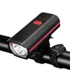 Luz Frontal para Bicicleta Carga USB Luz de Bocina Iluminación Nocturna al Aire Libre Linterna Equipo de Ciclismo para Bicicleta Bocina Luz Frontal