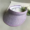 Sombrero de Sol Vacío para Hombres y Mujeres Sombrero de Ala Ancha para Exteriores Sombrero Vacío para Padres e Hijos Sombrero de Sol de Color Sólido Sombrero de Sol