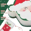 Esponja de Lavar Louça Impressa Não Tecida de Natal Limpeza Composta Esponja Limpeza Composta Formato Cartoon com Preço Excelente