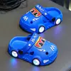 Pantuflas de Verano para Niños Niños Coche Luminosas Antiderrapantes Suela Suave Pequeñas, Medianas y Grandes Baño Infantil Niñas Chanclas de Playa