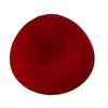 En stock de fábrica Sofá Flocado PVC Inflable Sofá Perezoso Apartamento Pequeño Hogar Asiento Individual Silla Redonda de Ocio