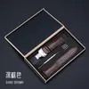 En stock de fábrica correa de reloj de cuero genuino de piel de vaca correa de doble cierre de mariposa para pulsera inteligente Apple Huawei Samsung