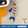Tengyi Original Fofo Pato Assado Pelúcia Boneca Pingente Mochila Chaveiro Criativo Brinquedo de Pelúcia Pequeno Pingente Acessório Atacado
