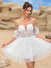 Nuevo vestido sexy ajustado que cubre el vientre 2025 con encaje cruzado de verano