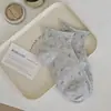 Meias Florais para Mulheres, Meias de Cano Médio, Estilo Primavera e Verão, Meias Finas de Algodão Respirável, Borda Enrolada, Estilo Coreano, Fofas, Meias Curtas da Moda