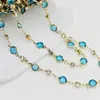 Accesorios diy color cobre puro retención 6mm borde cristal cadena hecha a mano tocado pasador ropa vestuario antiguo materiales