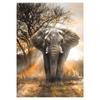 Pintura Animal Moderna Elefante Pintura en Lienzo Póster Arte de Pared Dormitorio Sala de Estar Pintura Decorativa Moderna