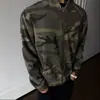 Jaqueta Moletom com Capuz Camuflada Americana para Homens e Mulheres Outono Estilo Coreano Preguiçoso Roupa Exterior cleanfit Cardigã Versátil Top
