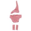 Boneca 7 Polegadas 18cm Boneca de Silicone Mini Boneca Realista Recém-Nascida Roupas em estoque Cabelo Liso