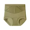 Pantaletas de melocotón de tiro alto para moldear glúteos para mujer, elevación de glúteos y control de abdomen, malla transpirable, sin costuras, con fuelle extendido, bragas tipo triángulo para mujer