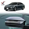 Adecuado para 24 Toyota Crown Sedan Espejo Retrovisor de Reversa Modificado Tiras Brillantes Decorativas Anticolisión Galvanizadas