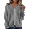 Comercio Exterior Europeo y Americano Transfronterizo Nuevo Amazon Wish Chaqueta Casual Jacquard de Manga Larga para Mujer