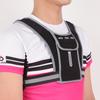 Chaleco Mochila Reflectante para Correr para Hombres y Mujeres Mochila Suave para Montañismo Ajustada Mochila para Botella de Agua de Fitness Bolsillo para Teléfono Móvil en el Pecho para Deportes al Aire Libre