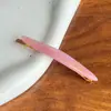 Pinza para el Cabello de Acetato Grueso con Textura de Hoja de Sauce de Lujo Ligero de Moda para Flequillo Estilo Coreano Pinza Ovalada para el Cabello Pinza Lateral Nuevo